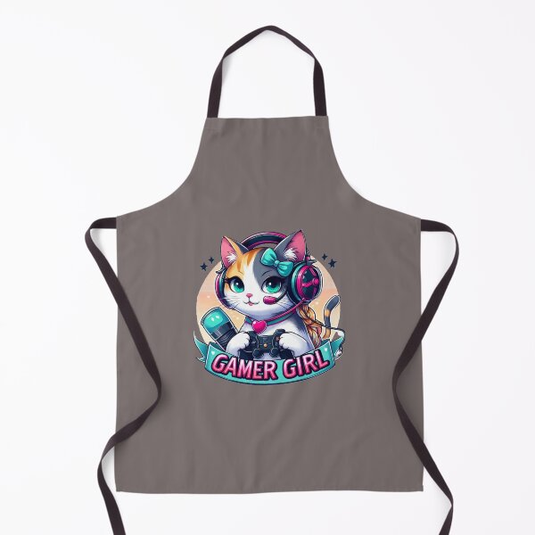 Item preview, Gamer girl, gamer cat designed and sold by LullaBaby.
