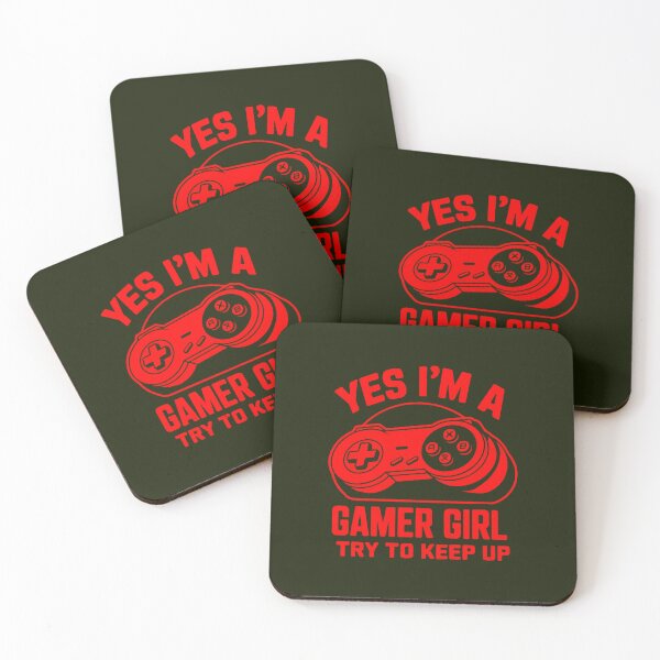 Item preview, gamer girl, gamer, gaming, funny, try to keep up, video games, yes im a gamer girl, yes im a gamer g (3) designed and sold by LullaBaby.