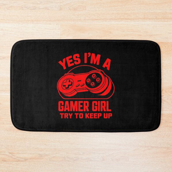 Item preview, gamer girl, gamer, gaming, funny, try to keep up, video games, yes im a gamer girl, yes im a gamer g (3) designed and sold by LullaBaby.
