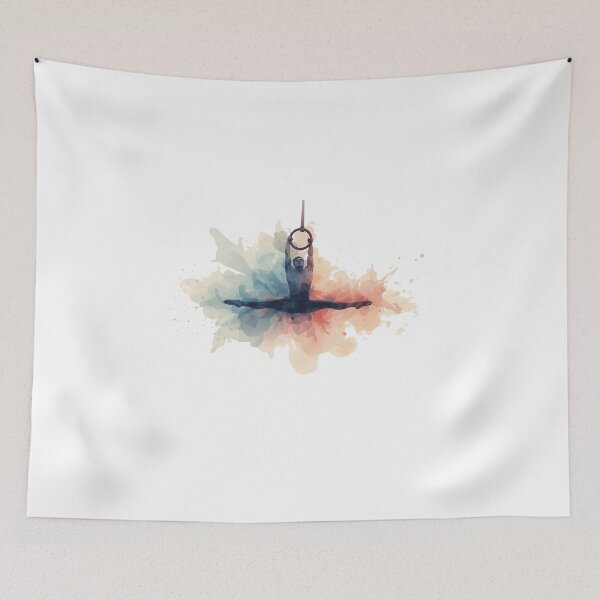 Item preview, Graceful Gymnast Watercolor Art designed and sold by NAIRVANA.
