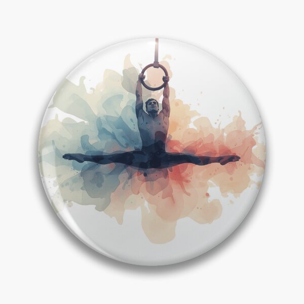 Item preview, Graceful Gymnast Watercolor Art designed and sold by NAIRVANA.