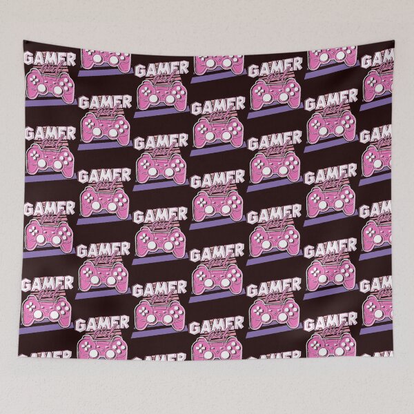Item preview, gamer, girl, video games, gift, cutting idea designed and sold by LullaBaby.