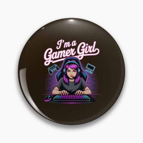 Artikelvorschau, Ich bin ein Gamer-Mädchen, süßes Geschenk für ein Mädchen, Geek entworfen und verkauft von LullaBaby.