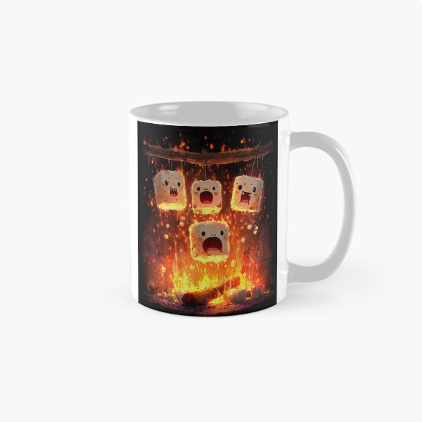 Item preview, melted_marshmallows_roasting_over_fire_cartoon-helloween designed and sold by DualEnergy.