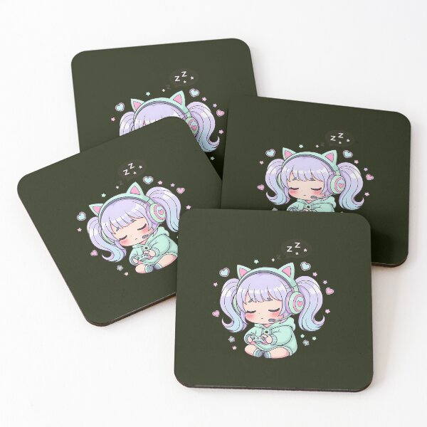 Item preview, Sleepy Chibi Gamer Girl designed and sold by LullaBaby.