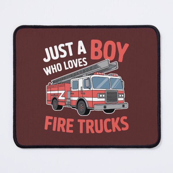 Item preview, Just a Boy Who Loves Firetrucks designed and sold by jkrphoto.