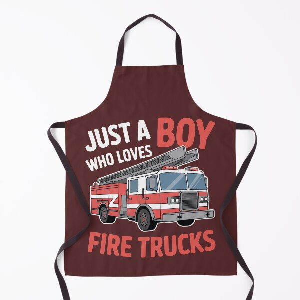 Item preview, Just a Boy Who Loves Firetrucks designed and sold by jkrphoto.