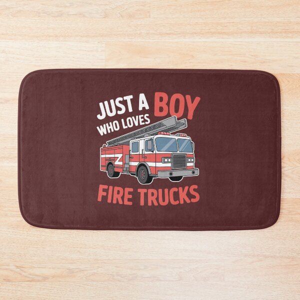 Item preview, Just a Boy Who Loves Firetrucks designed and sold by jkrphoto.