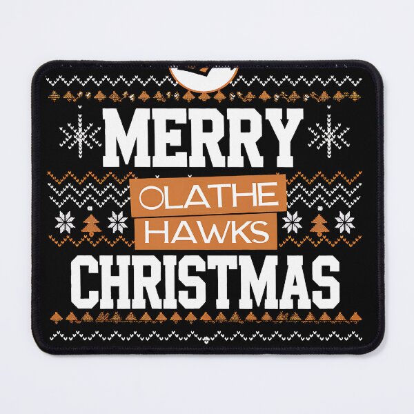 Item preview, Olathe Hawks Christmas Sweater designed and sold by sandrahofer-art.