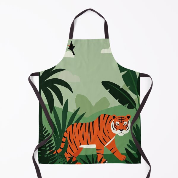 Item preview, A tiger in a tropical forest designed and sold by Design4uStudio.
