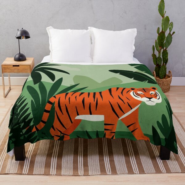 Item preview, A tiger in a tropical  forest  designed and sold by Design4uStudio.