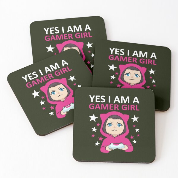 Item preview, Yes I Am A Gamer Girl - Gift for Girls who Loves Gaming - cute girl Playing Video gamesT- designed and sold by LullaBaby.