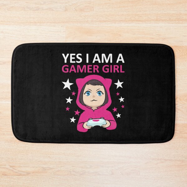 Item preview, Yes I Am A Gamer Girl - Gift for Girls who Loves Gaming - cute girl Playing Video gamesT- designed and sold by LullaBaby.