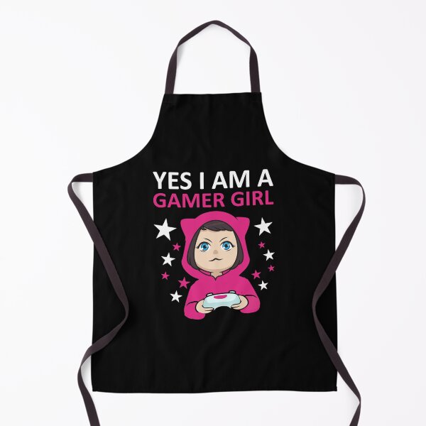 Item preview, Yes I Am A Gamer Girl - Gift for Girls who Loves Gaming - cute girl Playing Video gamesT- designed and sold by LullaBaby.