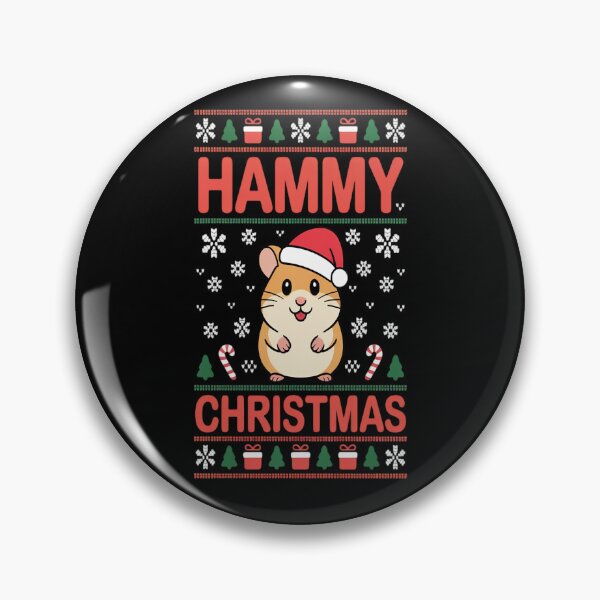 Item preview, Hamster Ugly Christmas Sweater Hammy Christmas designed and sold by VladoZork.