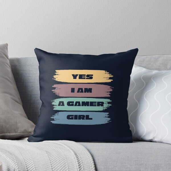 Item preview, yes I am a gamer girl - sarcastic quotes gift designed and sold by LullaBaby.