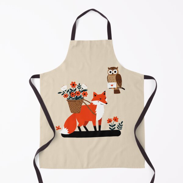 Item preview, Illustration of a fox and an owl designed and sold by Design4uStudio.