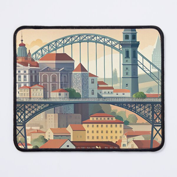 Item preview,   Minimalist skyline of Oporto designed and sold by paulrommer.
