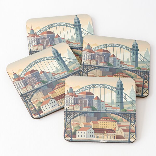 Item preview,   Minimalist skyline of Oporto designed and sold by paulrommer.
