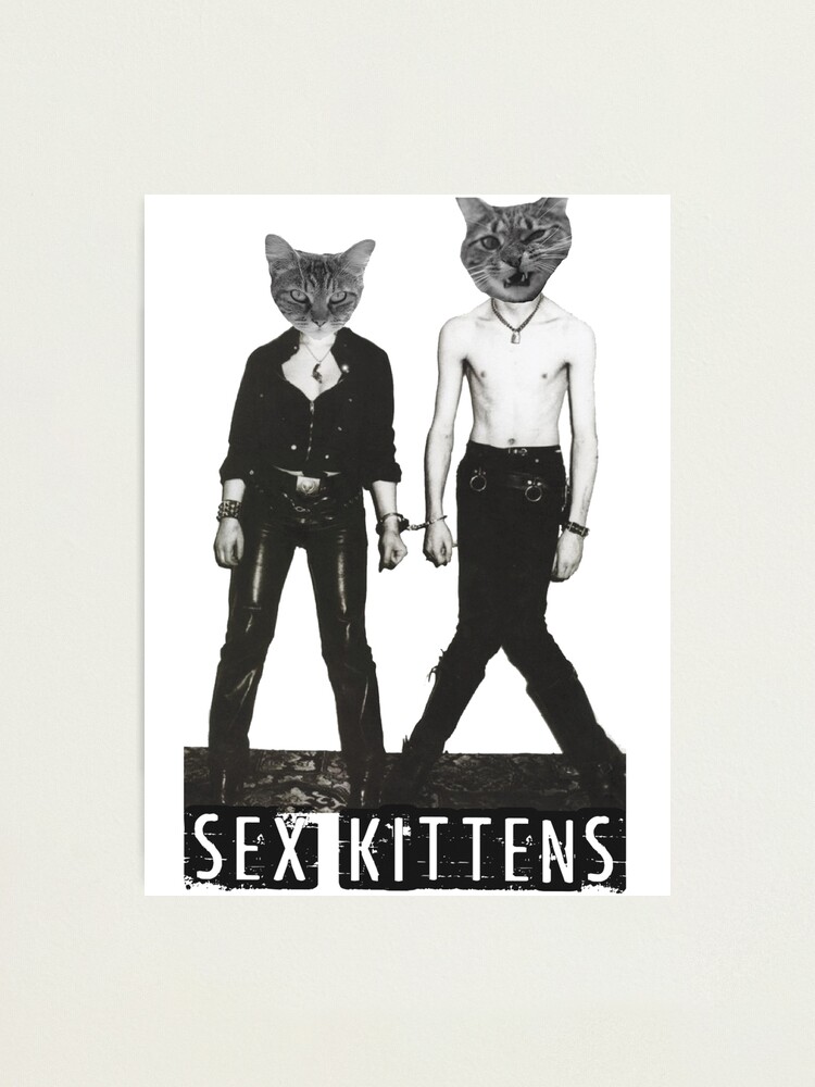Sex Kittens Sex Pistols Photographic Print By Savethetshirt Redbubble