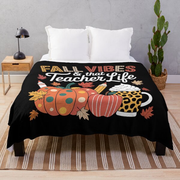 Item preview, Fall Vibes and That Teacher Life Autumn Thanksgiving designed and sold by Moon-Ape.