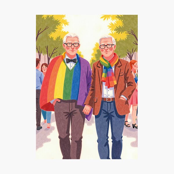Item preview, gay couple, Love Parade designed and sold by Mauswohn.