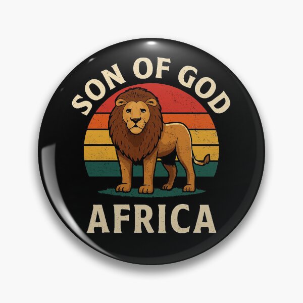 Item preview, Son of God Lion Design, African Sunset Art, Faith & Strength Illustration designed and sold by NaphDesigns.