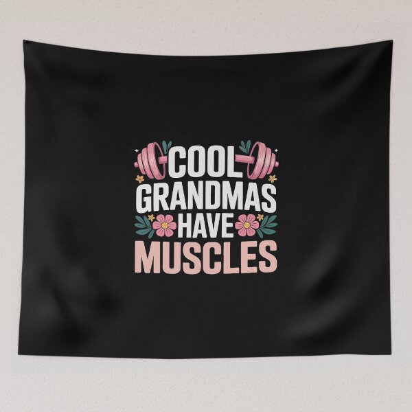 Item preview, Cool Grandmas Have Muscles designed and sold by jkrphoto.