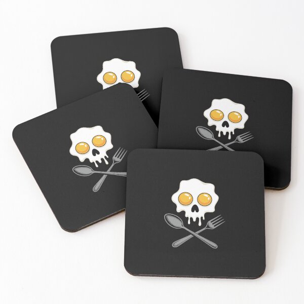 Item preview, Egg Skull with Cutlery designed and sold by jkrphoto.
