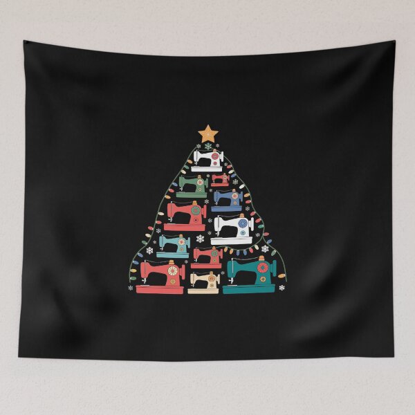 Item preview, Sewing Machine Christmas Tree designed and sold by jkrphoto.
