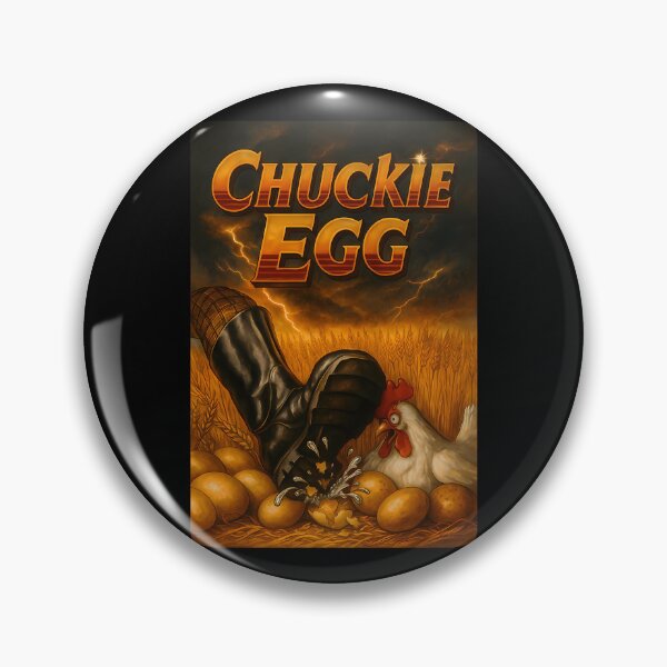 Item preview, Chuckie Egg Game Cover Print designed and sold by Niamhfleming.