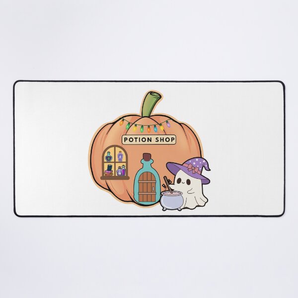 Item preview, Pumpkin Potion Shop – Cute Pastel Halloween Sticker designed and sold by SBrushbox.