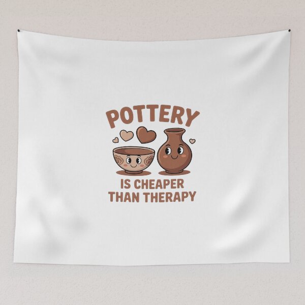 Item preview, Pottery is cheaper than therapy designed and sold by jkrphoto.