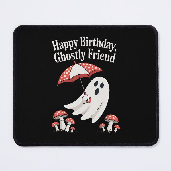 Item preview, Spooky Cottagecore Ghost - Halloween Mushroom Delight designed and sold by Moon-Ape.