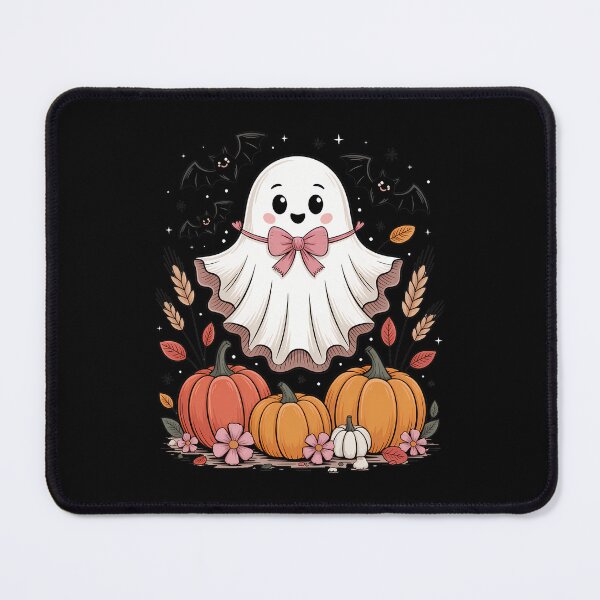 Item preview, Spooky Cute White Ghost Boo Flower Halloween designed and sold by Moon-Ape.