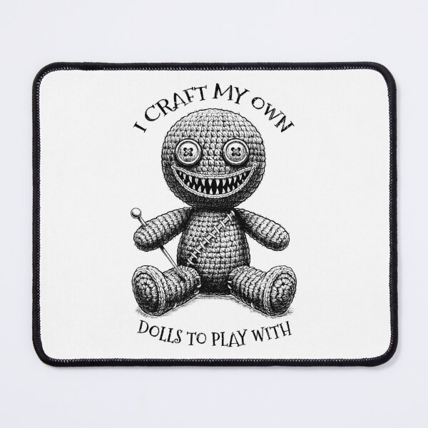 Item preview, Crochet Crocheting Halloween Voodoo Doll Funny Craft Dolls designed and sold by GrandeDuc.
