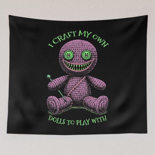Item preview, Crochet Crocheting Halloween Voodoo Doll Funny Craft Dolls designed and sold by GrandeDuc.