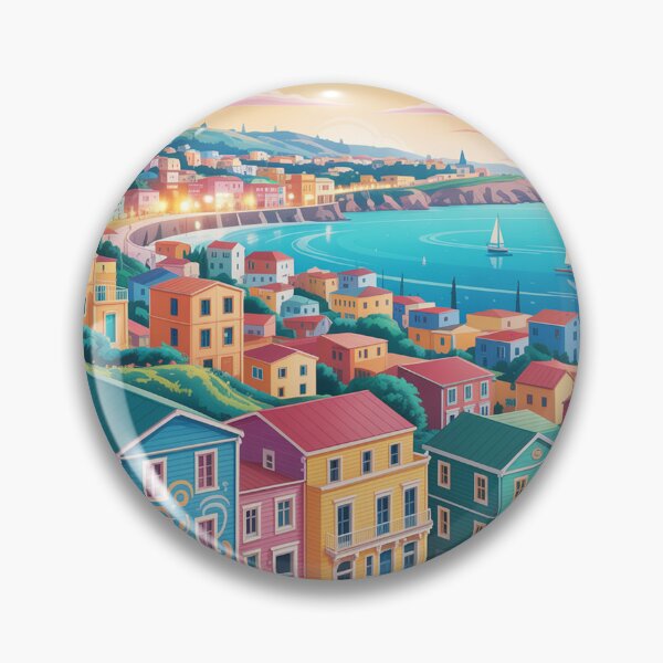 Item preview, Сoastal town of Valparaíso, Chile. designed and sold by Lilashakti ⭐️ ⭐️ ⭐️ ⭐️ ⭐️.