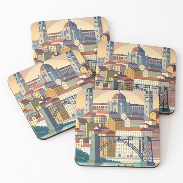 Item preview,   Minimalist skyline of Oporto designed and sold by paulrommer.
