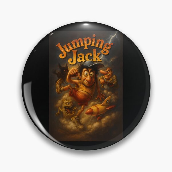 Item preview, Jumping Jack Game Cover Print designed and sold by Niamhfleming.