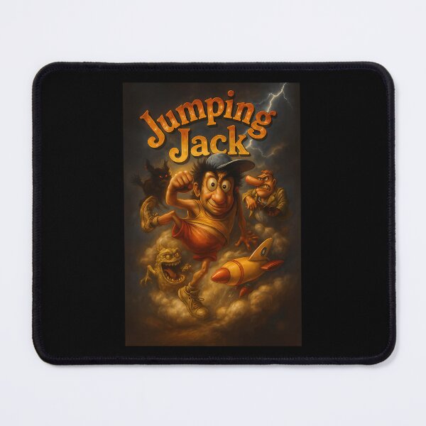 Item preview, Jumping Jack Game Cover Print designed and sold by Niamhfleming.