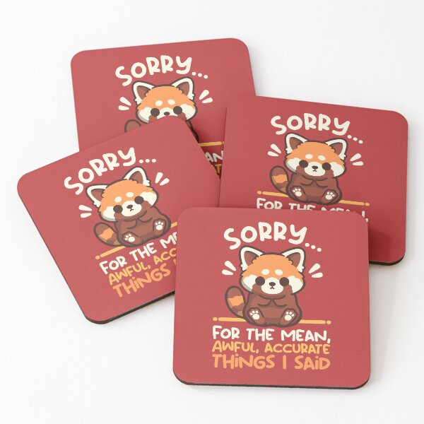 Item preview, Sorry for the accurate things i said cute red panda designed and sold by NemiMakeit.