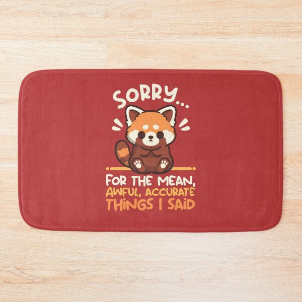 Item preview, Sorry for the accurate things i said cute red panda designed and sold by NemiMakeit.