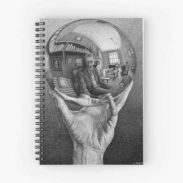 Item preview, MC Escher Hand With Reflecting Sphere designed and sold by SummerlandsArt.