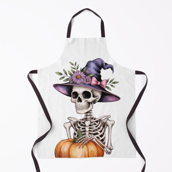 Item preview, Skeleton Witch with Pumpkin designed and sold by jkrphoto.