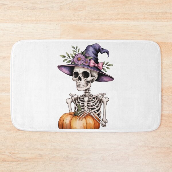 Item preview, Skeleton Witch with Pumpkin designed and sold by jkrphoto.