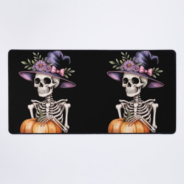 Item preview, Skeleton Witch with Pumpkin designed and sold by jkrphoto.