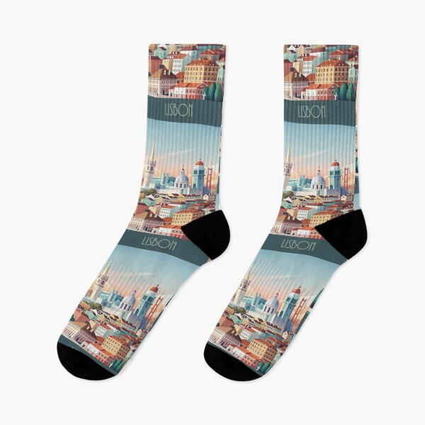 Item preview,   Minimalist skyline of Lisbon designed and sold by paulrommer.