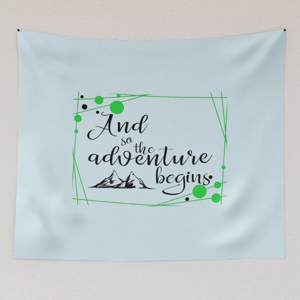 Item preview, And the adventure begins designed and sold by AlethaCremin.