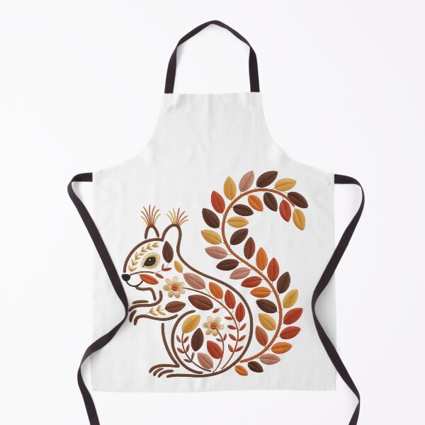 Item preview, Embroidered Floral Squirrel designed and sold by jkrphoto.